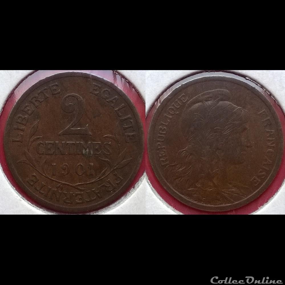 2 centimes Dupuis 1901 monnaie france moderne 2 centimes dupuis 1901