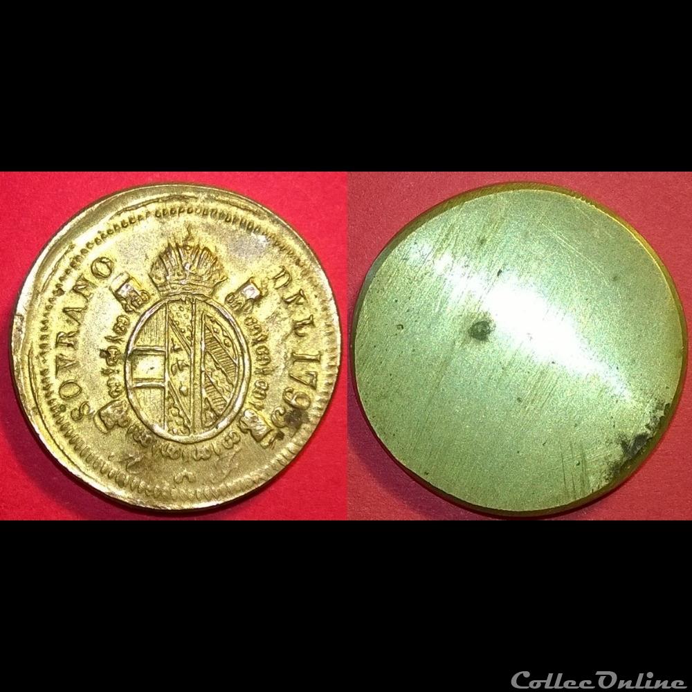 europe poids monetaire souverain or joseph ii milan lombardie