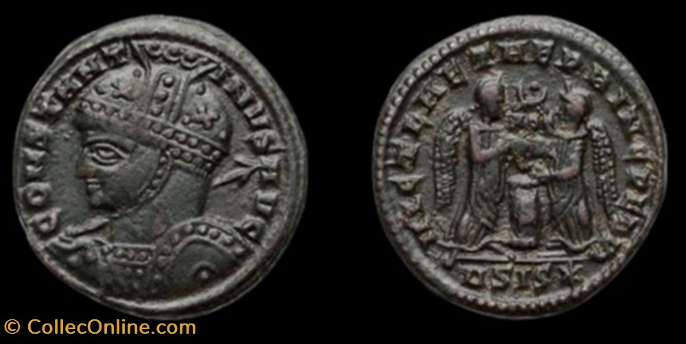Nummus ou Follis réduit Constantin 1er monnaies antiques romaines imperiales et republicaines nummus ou follis reduit constantin 1er