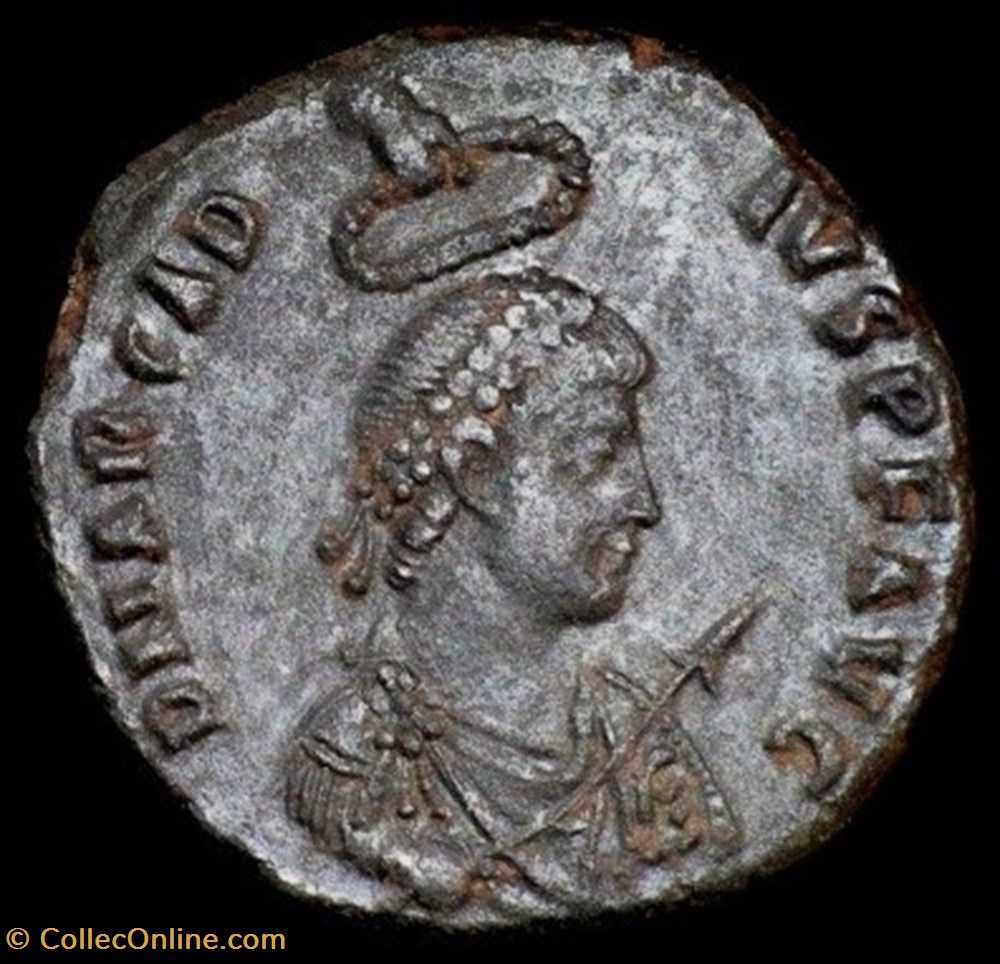 monnaies antiques romaines republicaines imperiales ae2 arcadius pour antioche