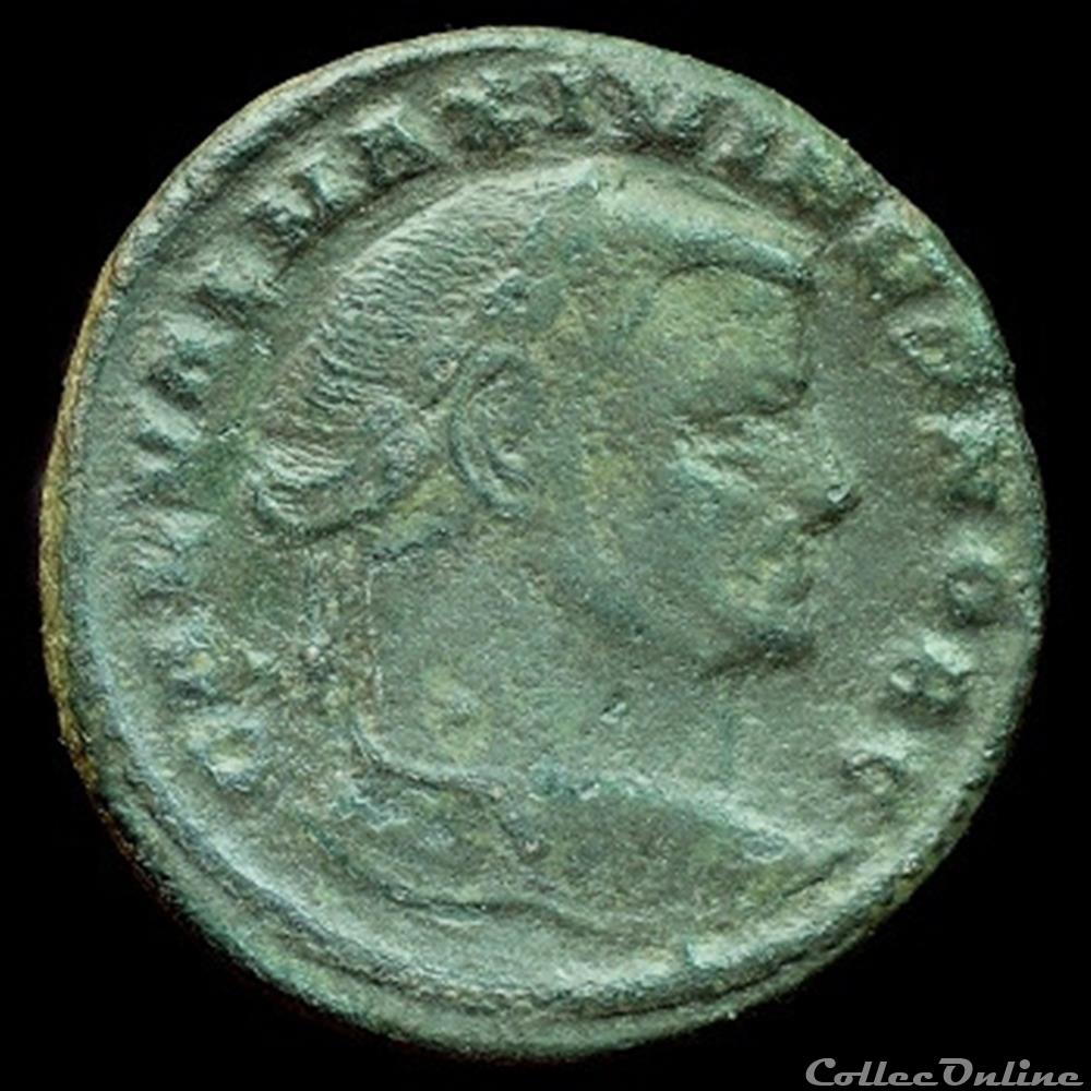Follis de Maximin II Daïa césar pour Siscia monnaie antique romaine follis de maximin ii daia cesar pour siscia