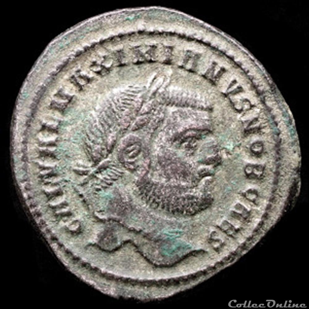 Follis de Galère Maximien césar pour Cyzique monnaie antique romaine follis de galere maximien cesar pour cyzique