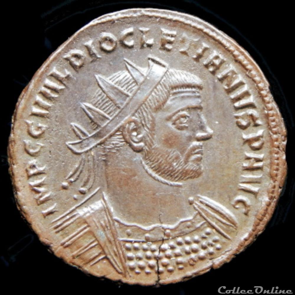 Aurelianus de Dioclétien pour Siscia monnaie antique romaine aurelianus de diocletien pour siscia