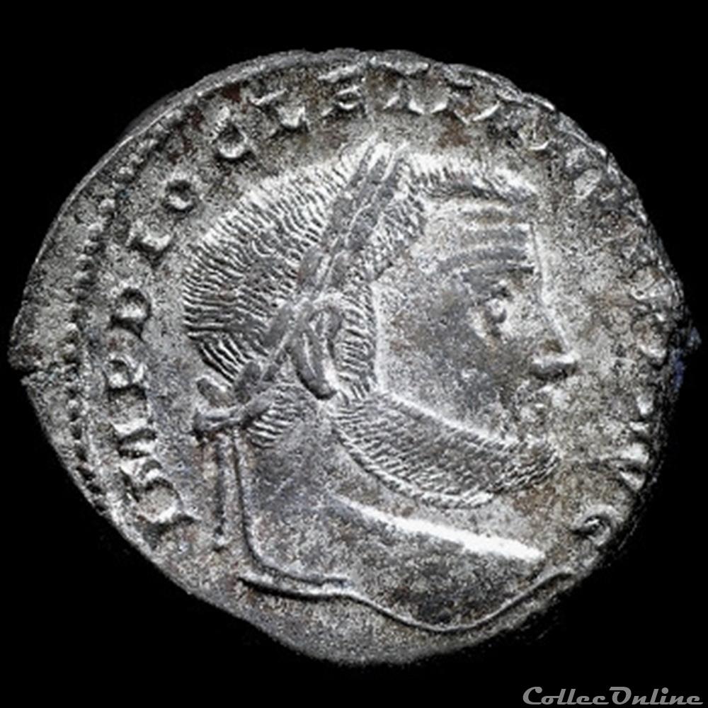 Follis de Dioclétien pour Trèves monnaie antique romaine follis de diocletien pour treves