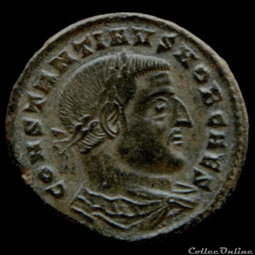 Follis de Constantin pour Ticinium monnaie antique romaine follis de constantin pour ticinium