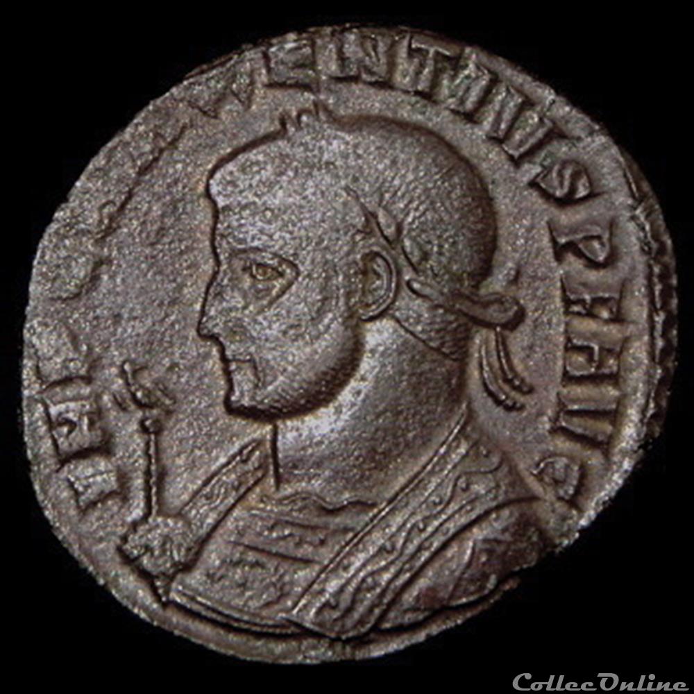 Follis de Maxence pour Ostie monnaie antique romaine follis de maxence pour ostie