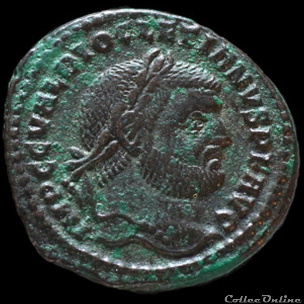Follis de Dioclétien pour Cyzique monnaie antique romaine follis de diocletien pour cyzique