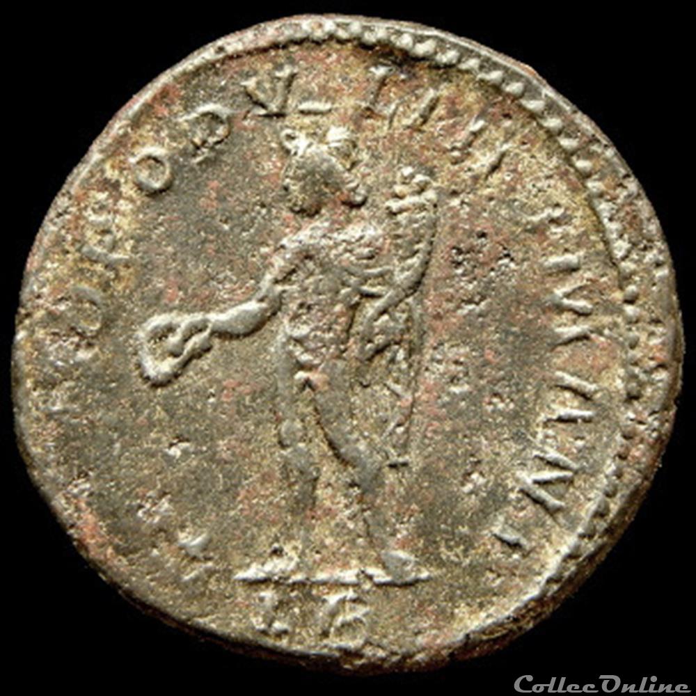 Follis de Galère Maximien césar pour Lyon monnaie antique romaine follis de galere maximien cesar pour lyon