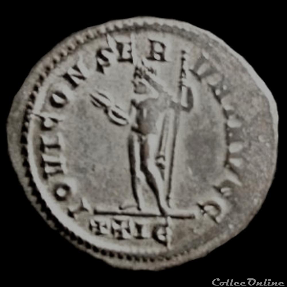 Aurelianus de Maximien Hercule pour Rome monnaie antique romaine aurelianus de maximien hercule pour rome