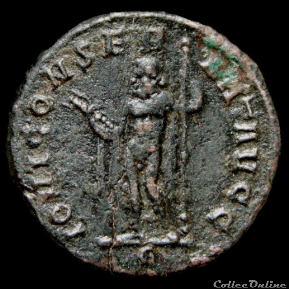 Denier de Maximien Hercule pour Rome , inédit monnaie antique romaine denier de maximien hercule pour rome inedit