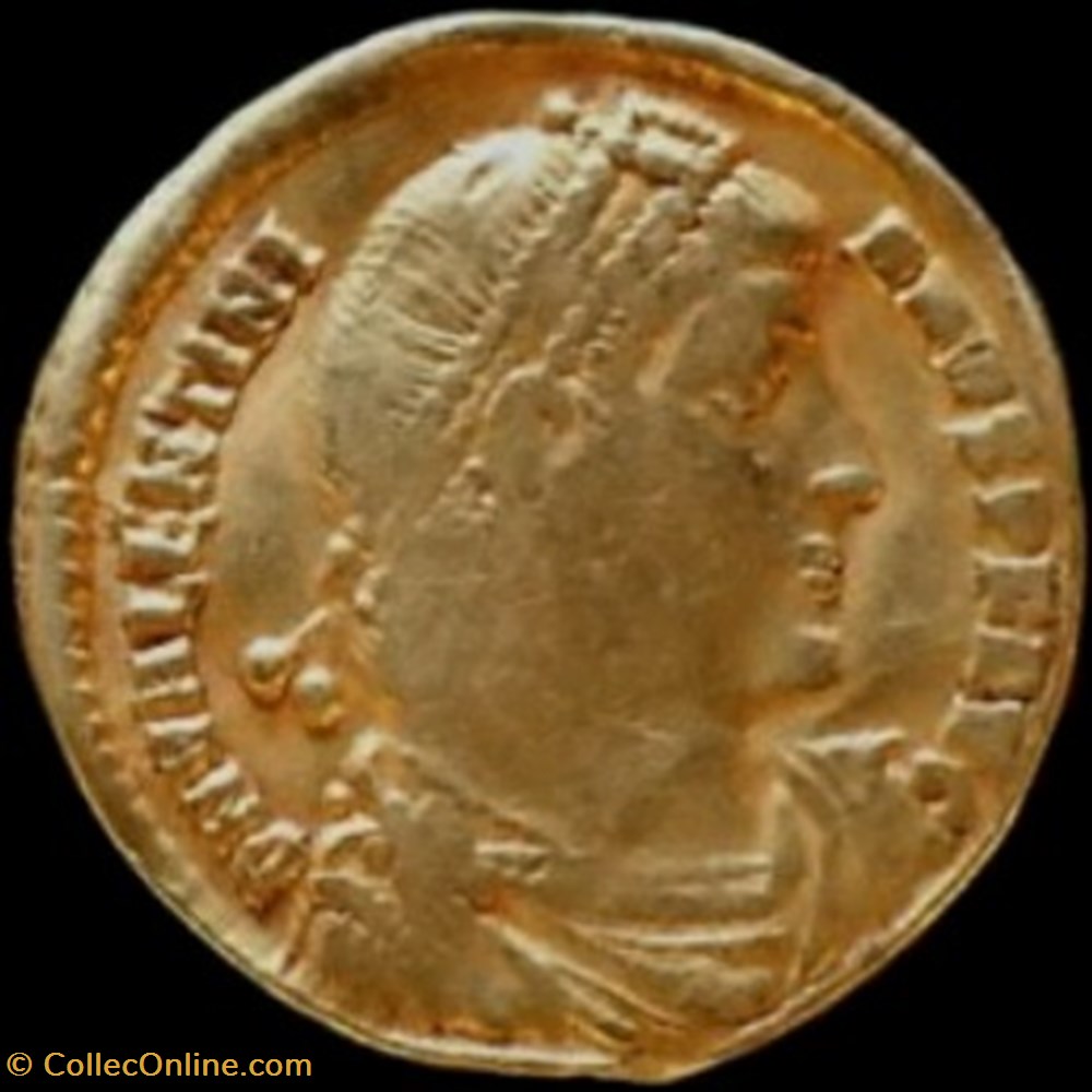 Solidus de Valentinien I pour Antioche , 364-375 monnaies antiques romaines republicaines imperiales solidus de valentinien i pour antioche 364 375