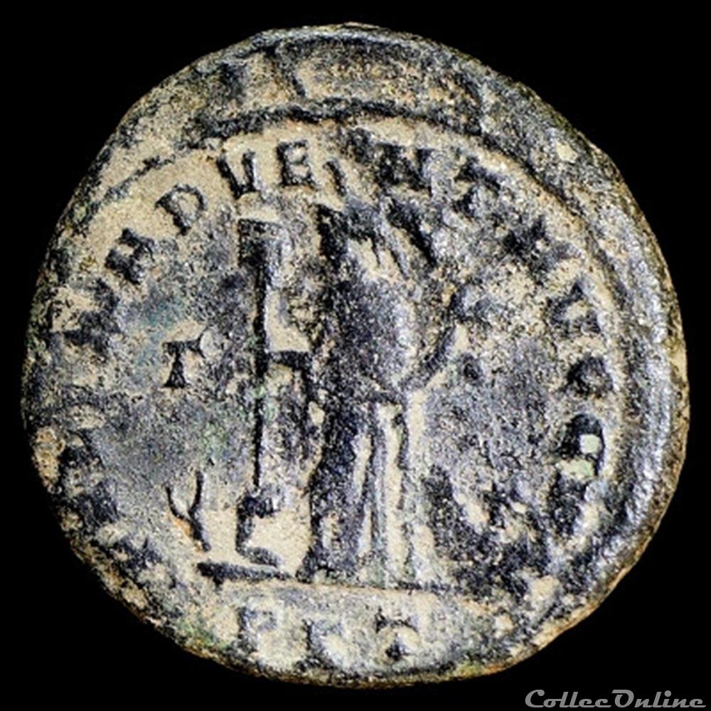 Follis de Constance Chlore césar pour Carthage monnaie antique romaine follis de constance chlore cesar pour carthage