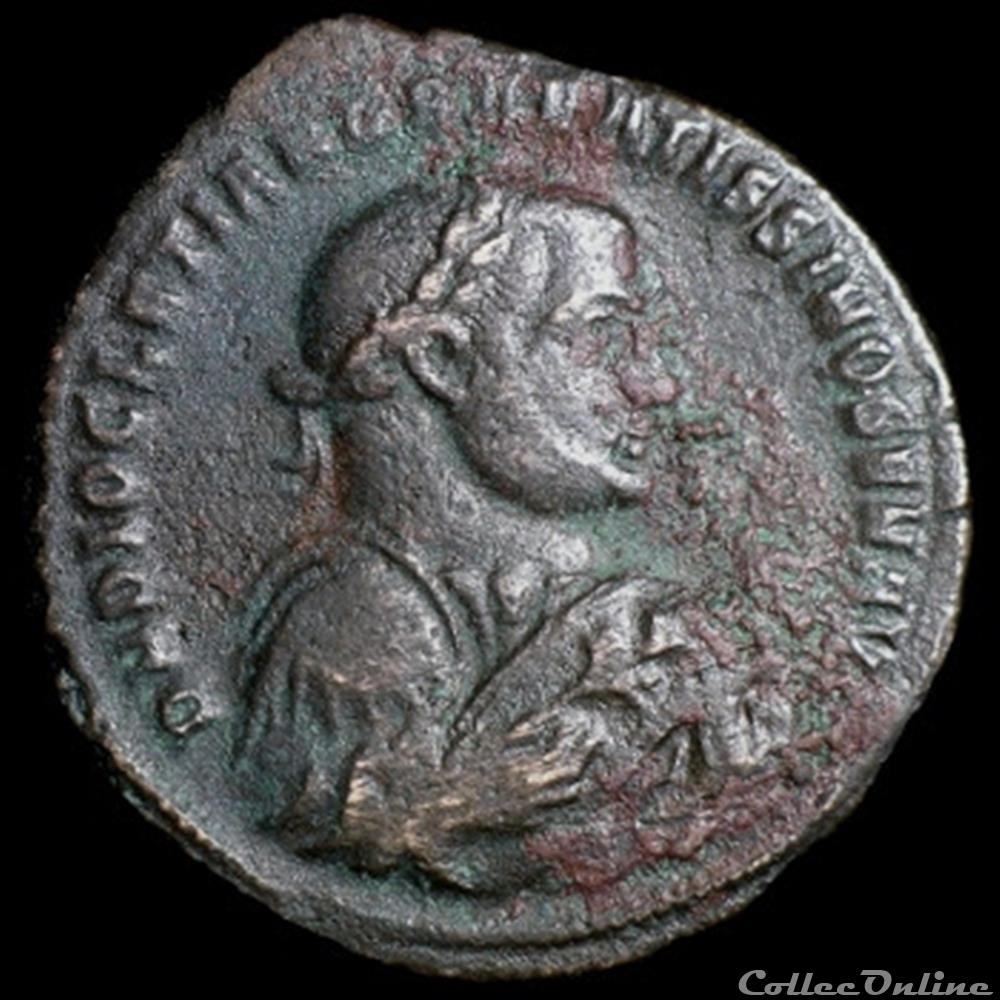 monnaie antique romaine follis de diocletien pour antioche auguste senior