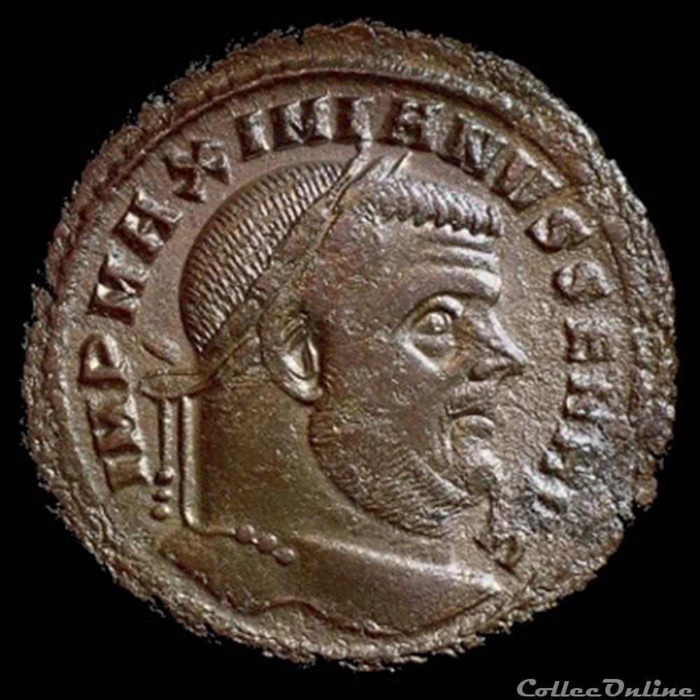 monnaies antiques romaines imperiales et republicaines follis de maximien hercule pour carthage