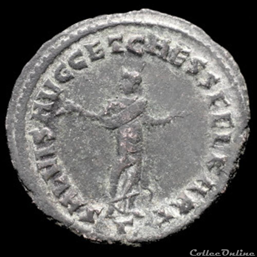 Follis de Constance Chlore césar pour Carthage monnaie antique romaine follis de constance chlore cesar pour carthage