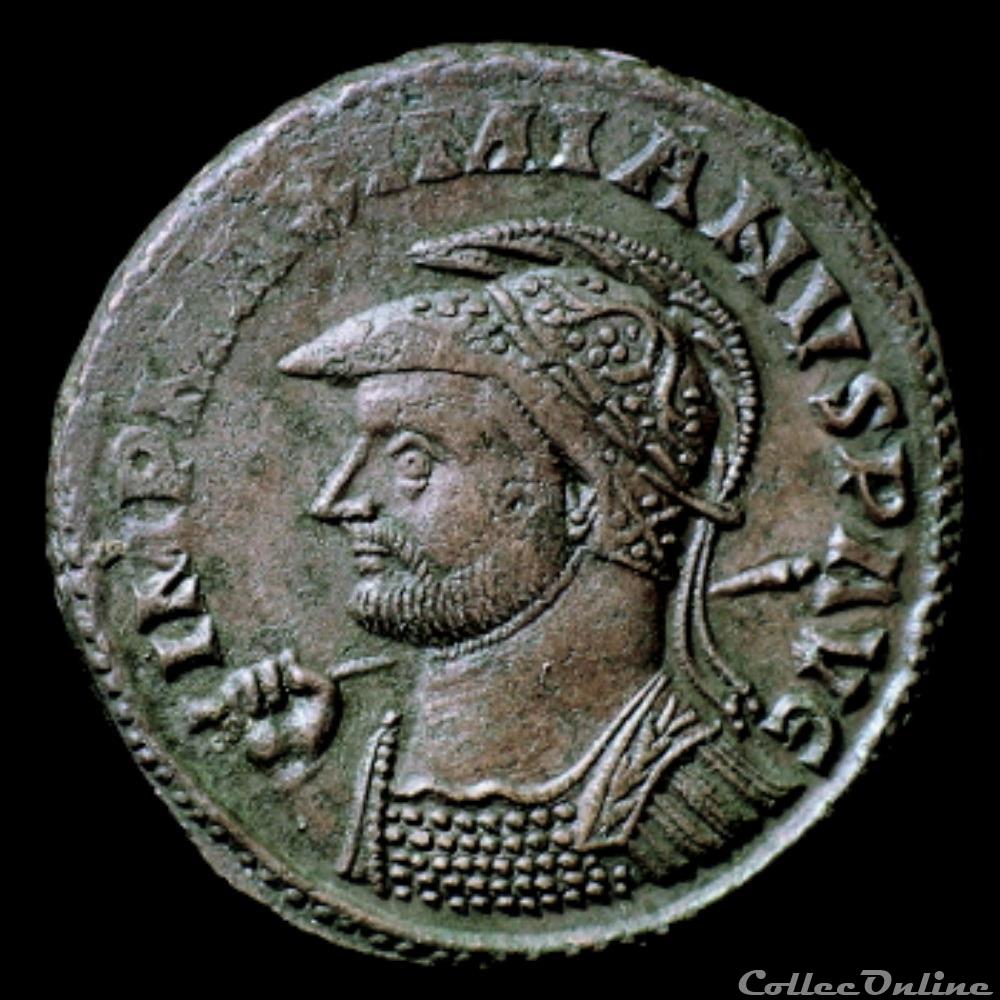monnaies antiques romaines imperiales et republicaines follis de maximien hercule pour lyon