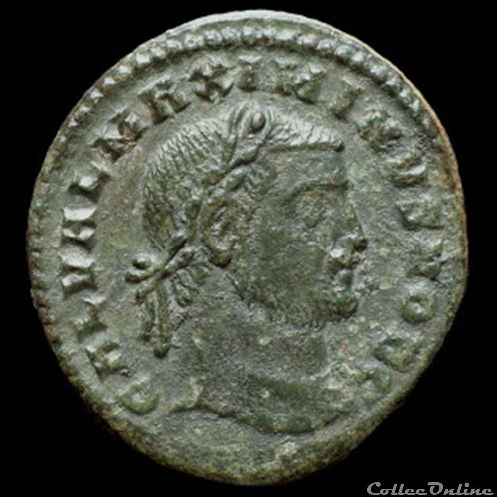 Follis de Maximin II Daïa césar pour Cysique monnaie antique romaine follis de maximin ii daia cesar pour cysique