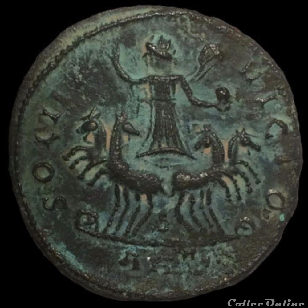 monnaies antiques romaines imperiales et republicaines follis de maximin ii daia cesar pour antioche