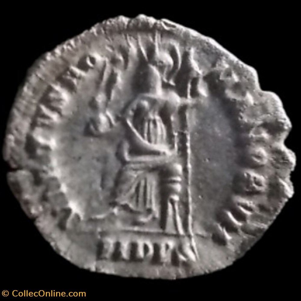 monnaies antiques romaines republicaines imperiales silique honorius pour milan