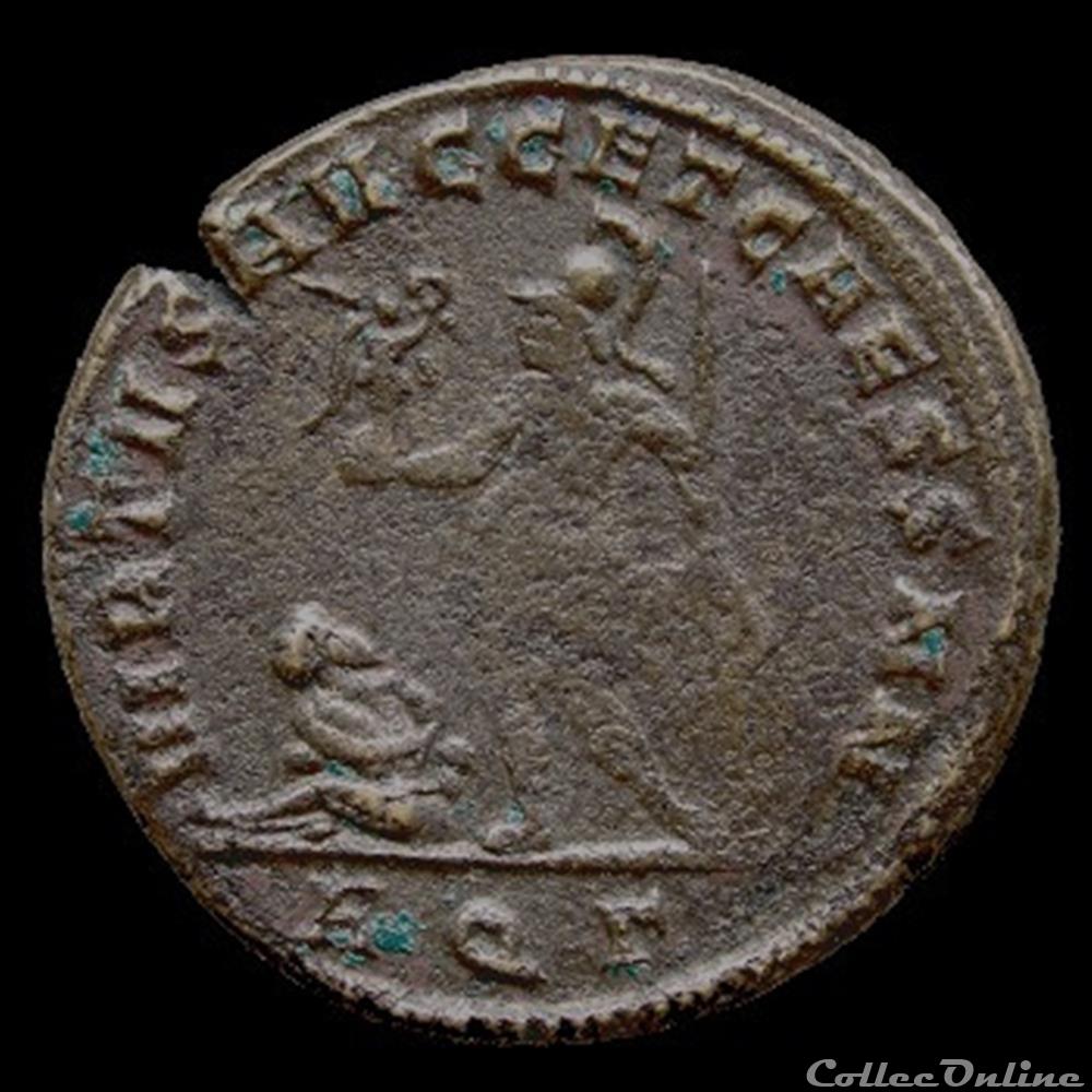 Follis de Sévère II césar pour Aquilée monnaie antique romaine follis de severe ii cesar pour aquilee