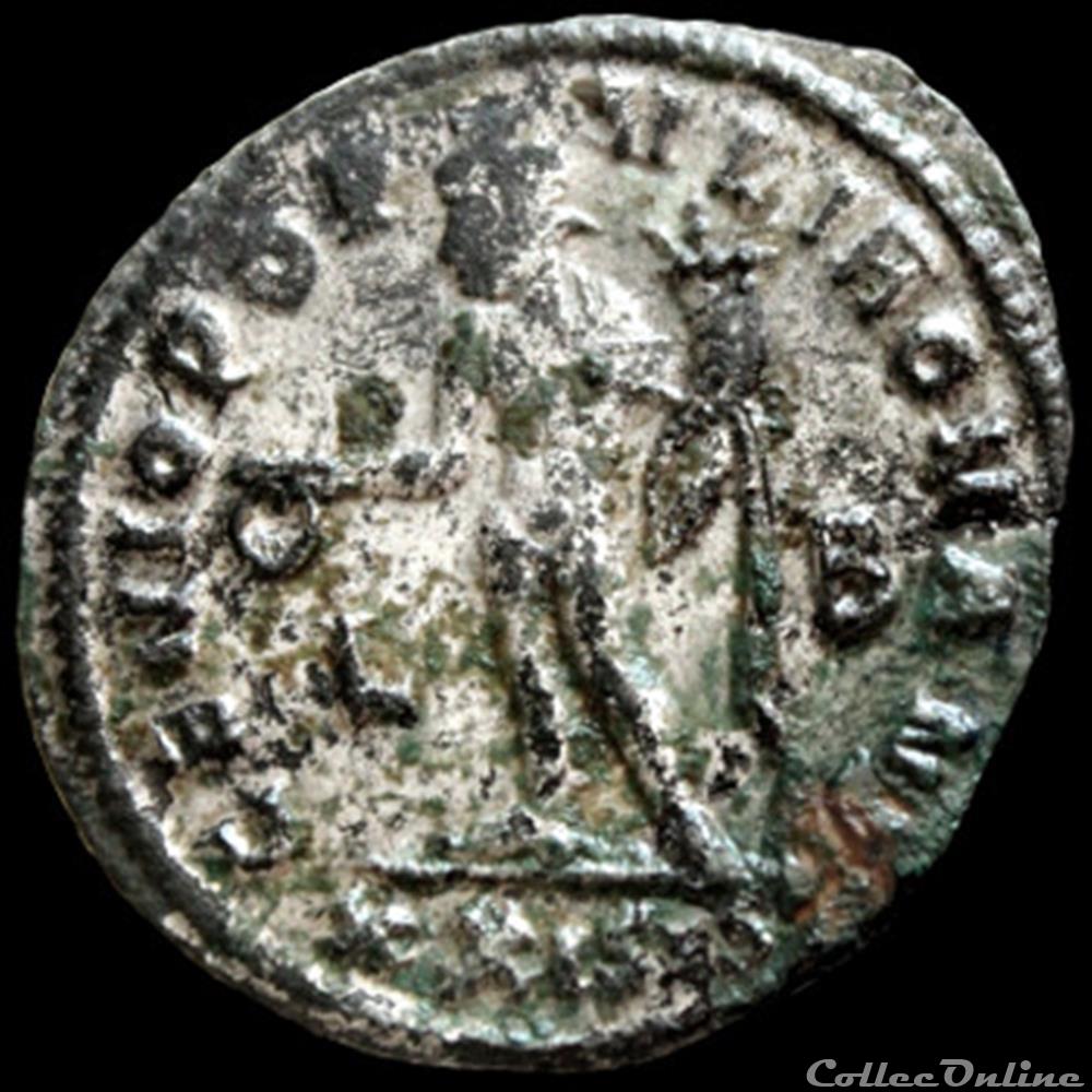 Follis de Galère Maximien césar pour Siscia monnaie antique romaine follis de galere maximien cesar pour siscia