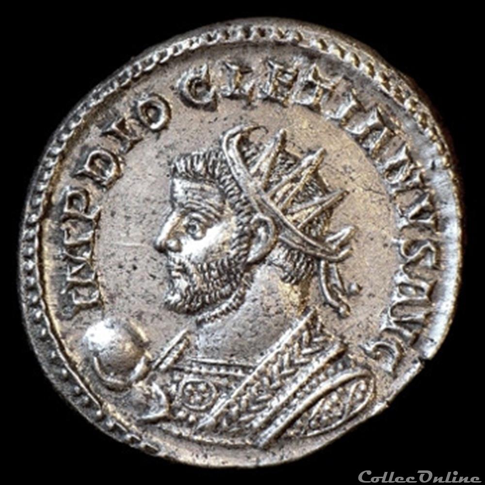 monnaie antique romaine aurelianus de diocletien pour lyon
