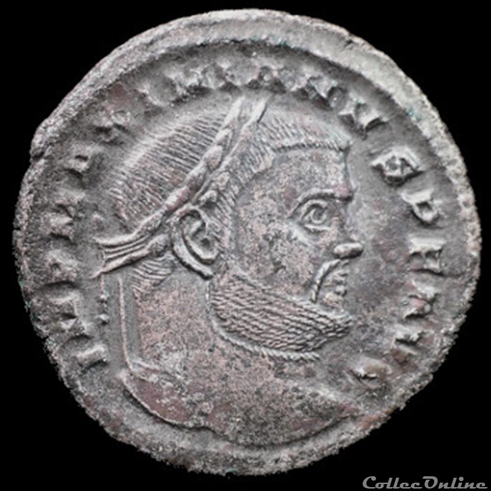 Follis de Maximien Hercule pour Siscia monnaie antique romaine follis de maximien hercule pour siscia