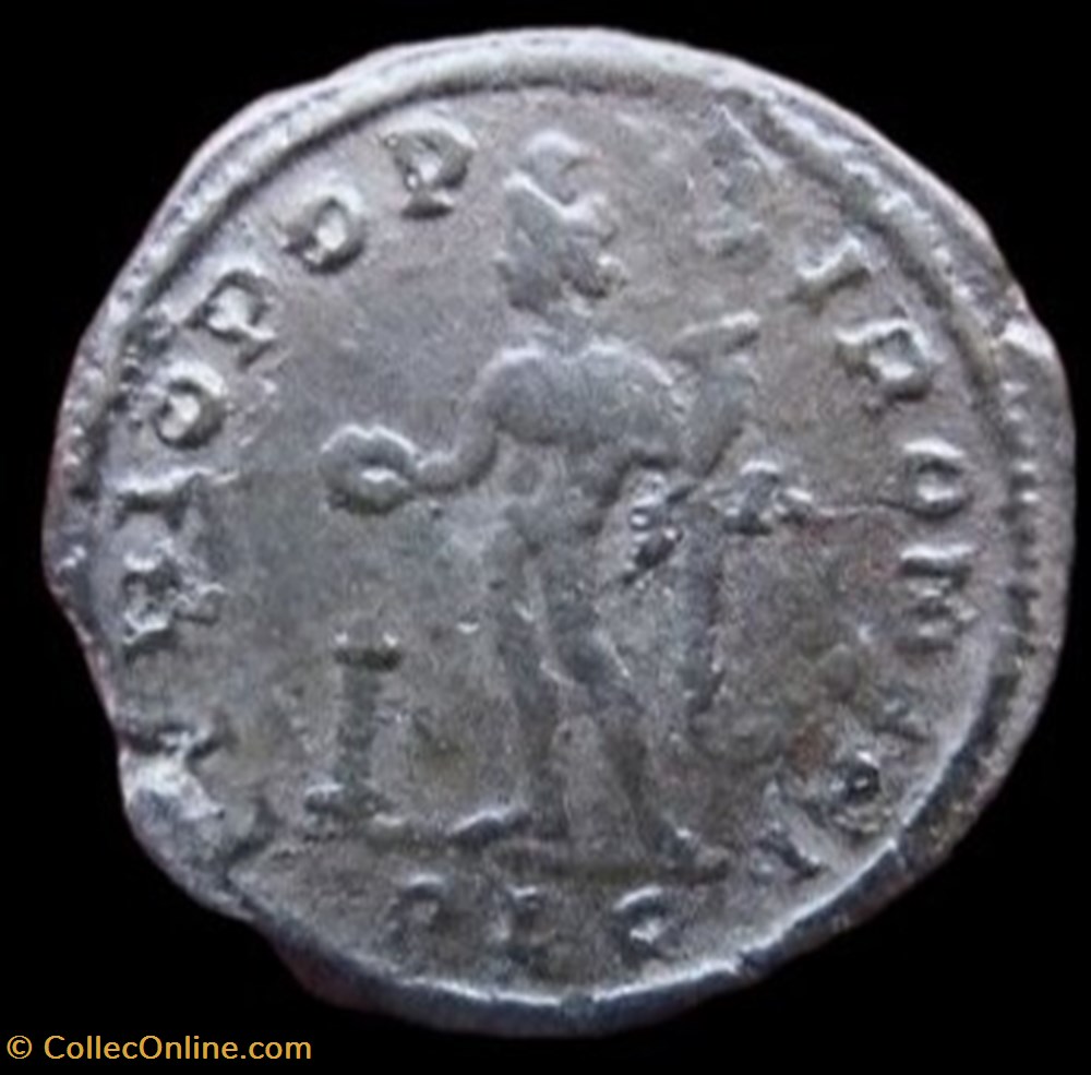 monnaies antiques romaines imperiales et republicaines follis de galere maximien cesar pour lyon