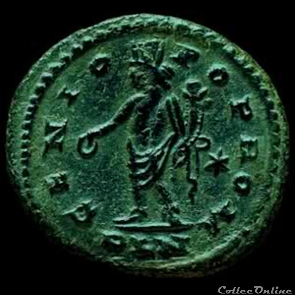 Follis de Maximin II Daïa auguste pour Londres monnaie antique romaine follis de maximin ii daia auguste pour londres