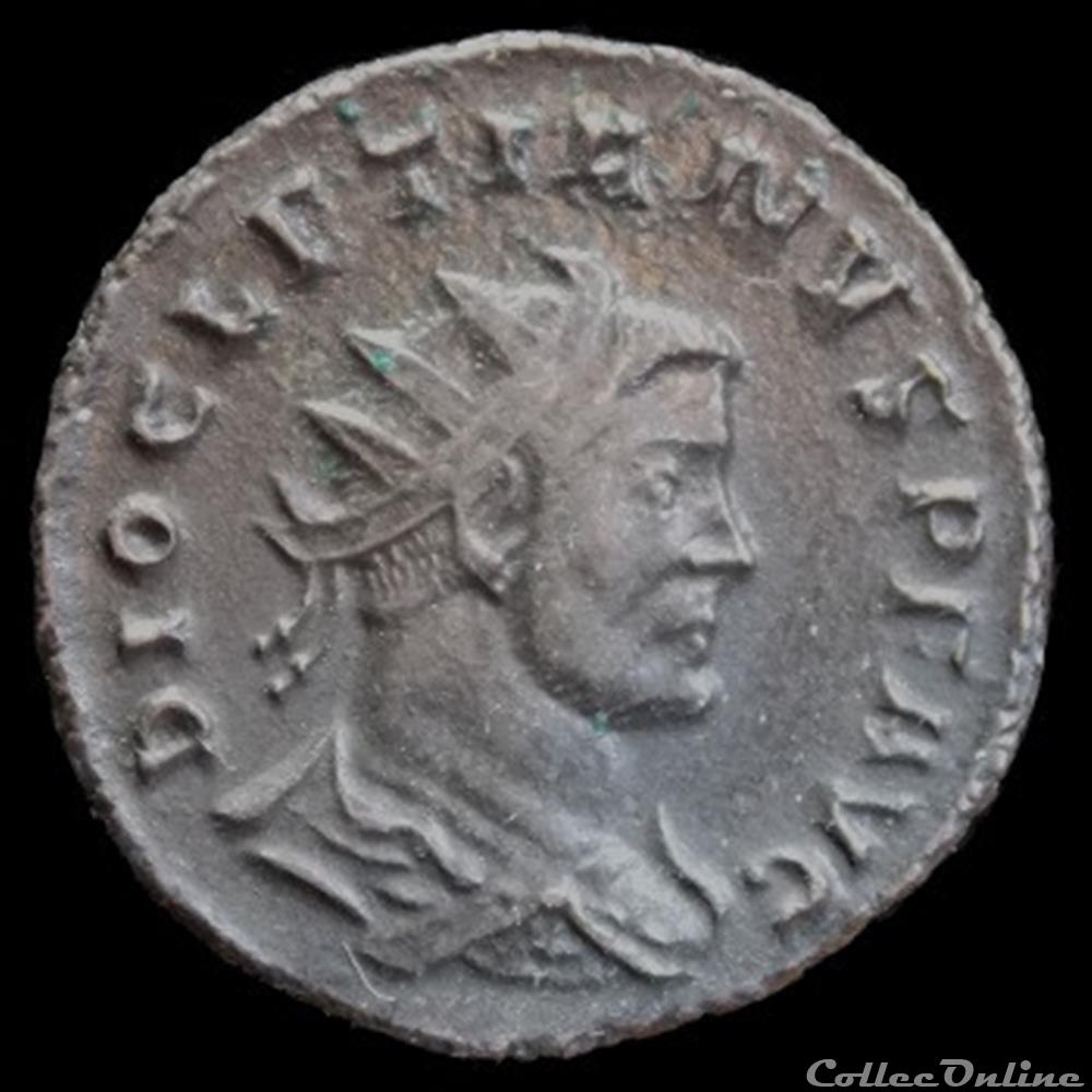 monnaie antique romaine aurelianus de diocletien pour lyon