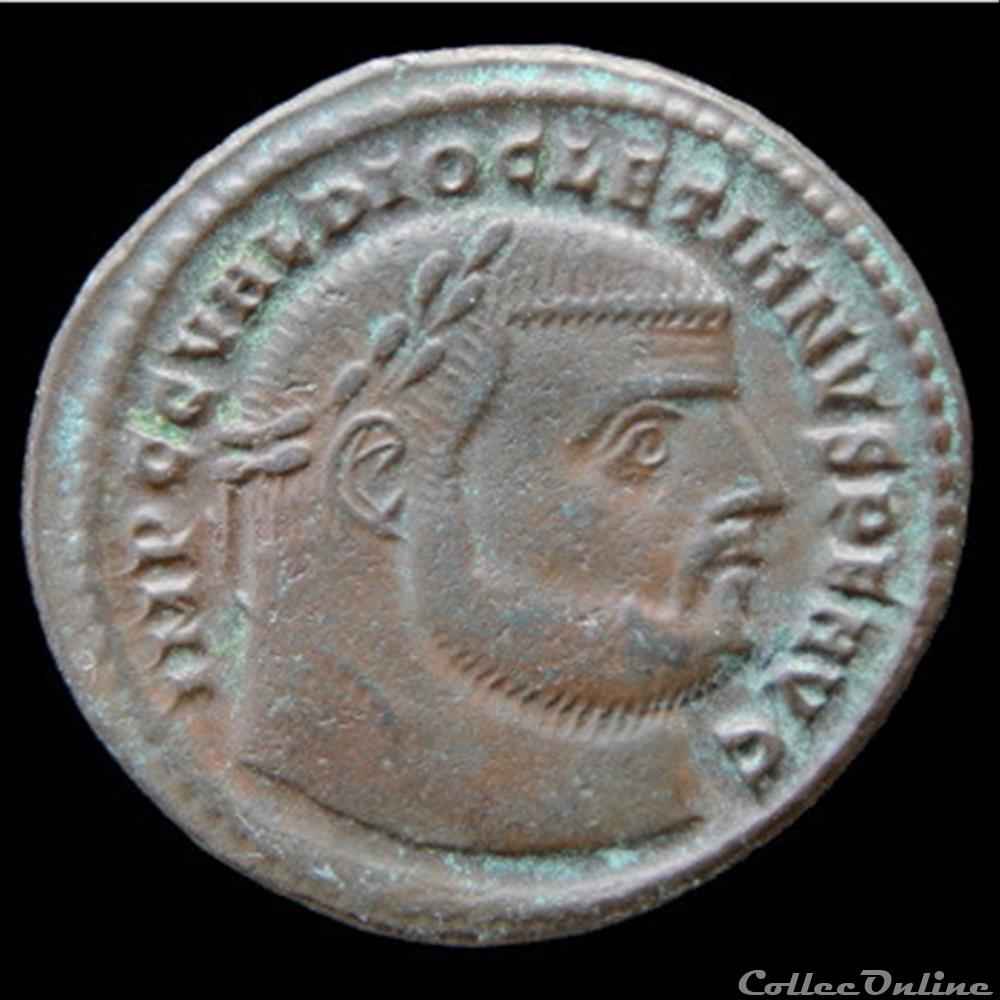 monnaie antique romaine follis de diocletien pour nicomedie