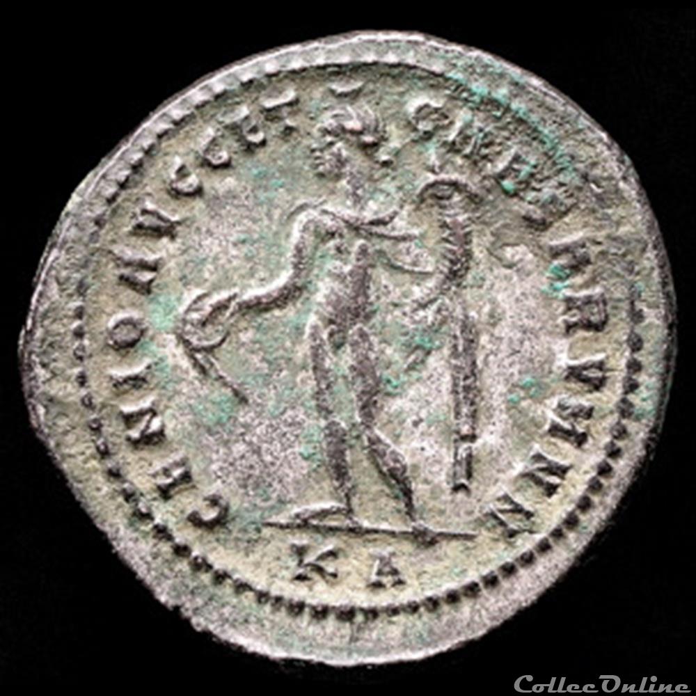 Follis de Galère Maximien césar pour Cyzique monnaie antique romaine follis de galere maximien cesar pour cyzique