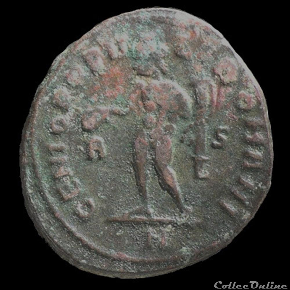 monnaie antique romaine follis de diocletien pour rome