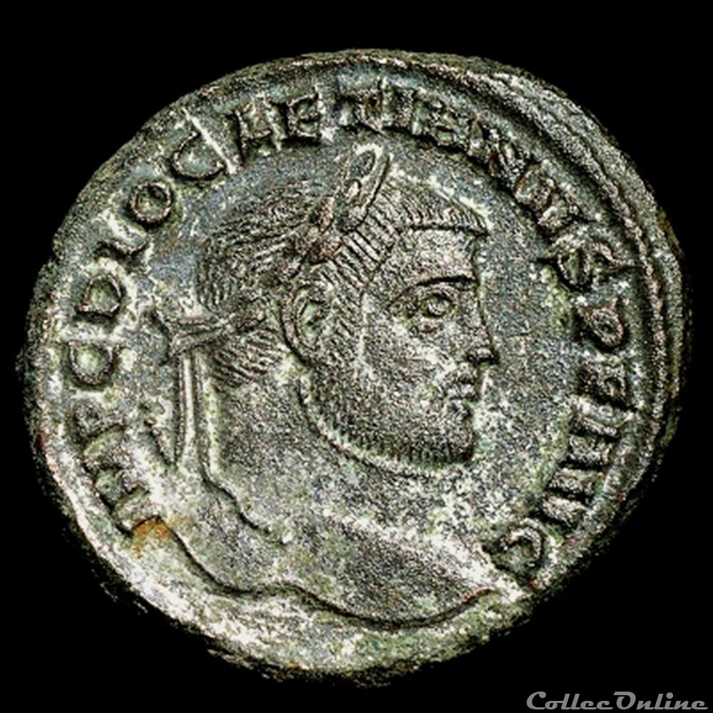 Follis de Dioclétien pour Siscia monnaie antique romaine follis de diocletien pour siscia