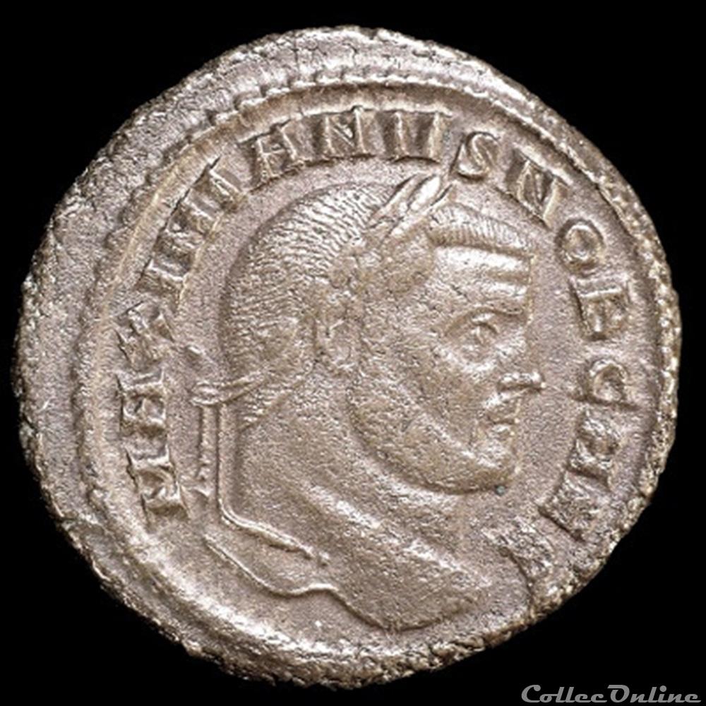 Follis de Galère Maximien césar pour Carthage monnaie antique romaine follis de galere maximien cesar pour carthage