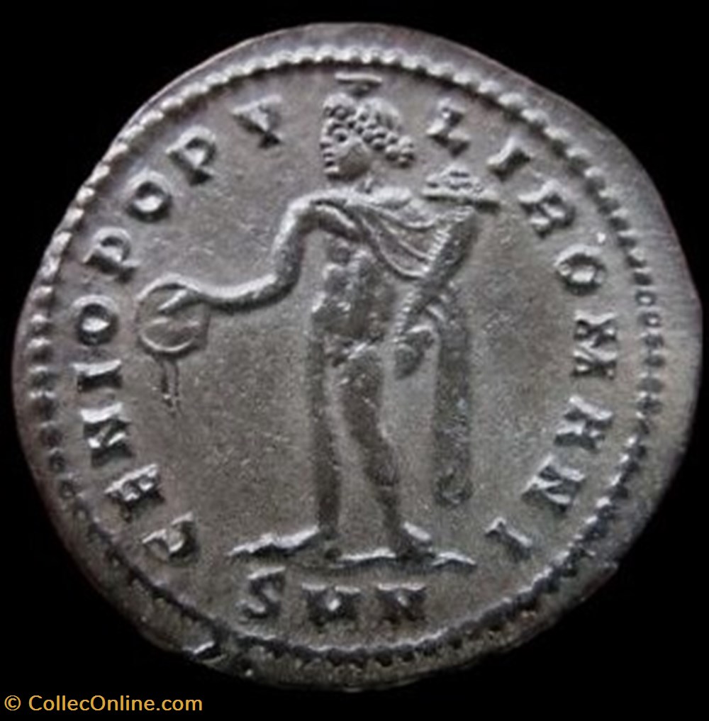 monnaies antiques romaines imperiales et republicaines follis de galere maximien cesar pour nicomedie