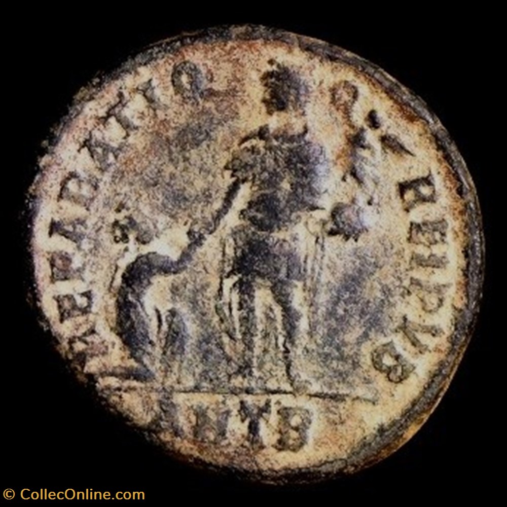 monnaies antiques romaines republicaines imperiales ae2 de valentinien ii pour antioche