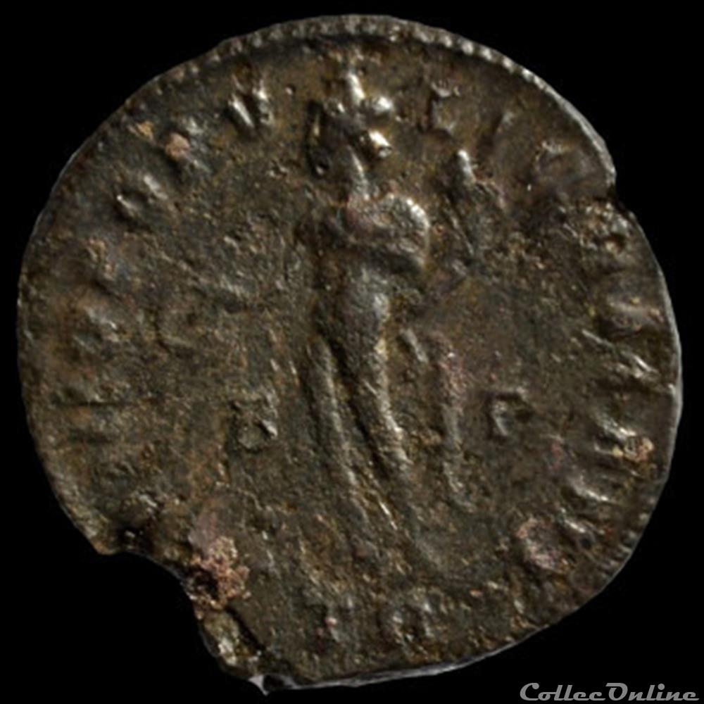 Follis de Constance Chlore césar pour Trèves monnaie antique romaine follis de constance chlore cesar pour treves