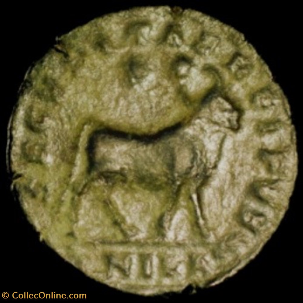 AE1 de Julien II l'Apostat pour Nicomédie , première officine monnaies antiques romaines republicaines imperiales ae1 de julien ii apostat pour nicomedie premiere officine