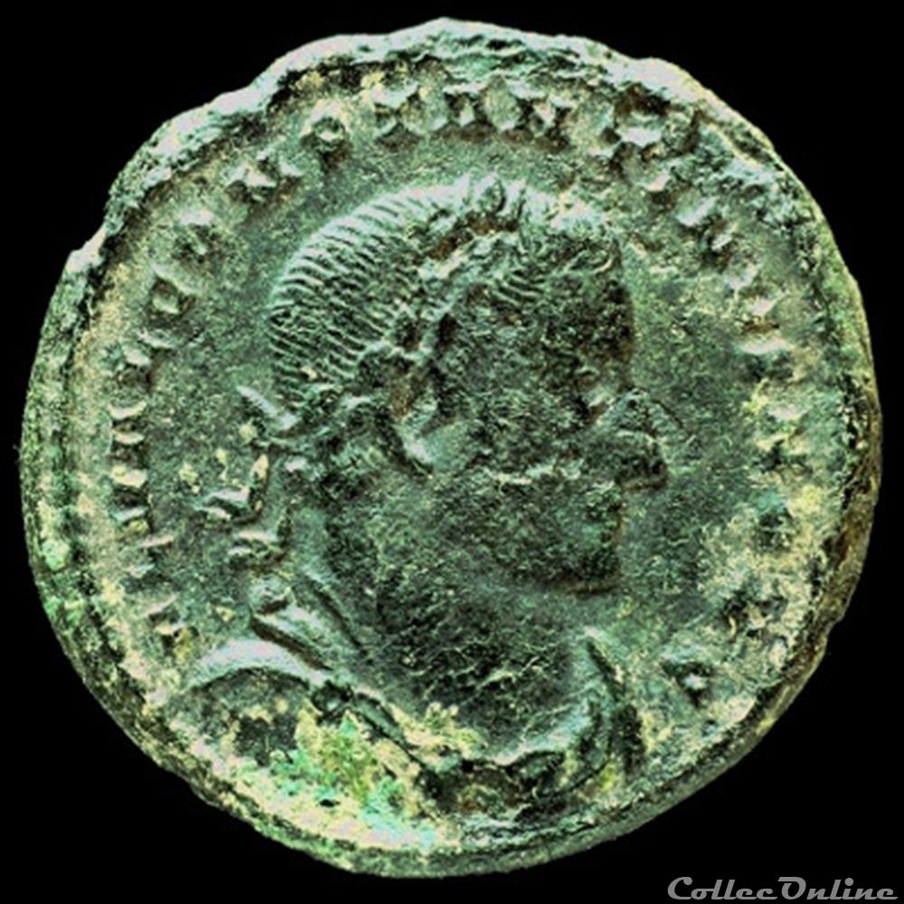 Follis de Constantin I césar pour Londres monnaie antique romaine follis de constantin i cesar pour londres