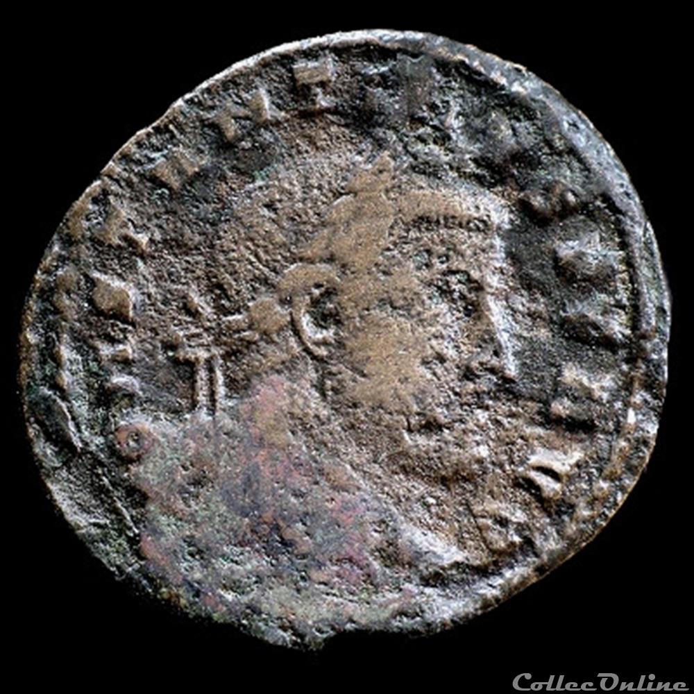 Follis de Constantin I auguste pour Ticinium monnaie antique romaine follis de constantin i auguste pour ticinium