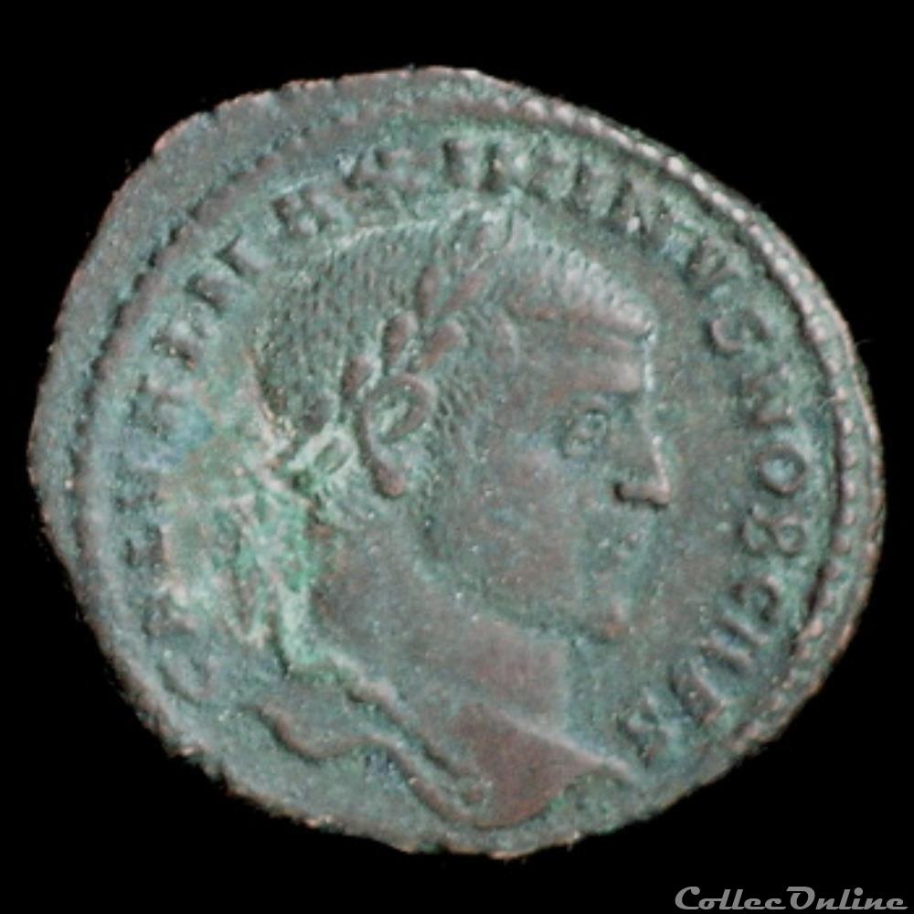 Follis de Maximin II Daia césar pour Cysique monnaie antique romaine follis de maximin ii daia cesar pour cysique