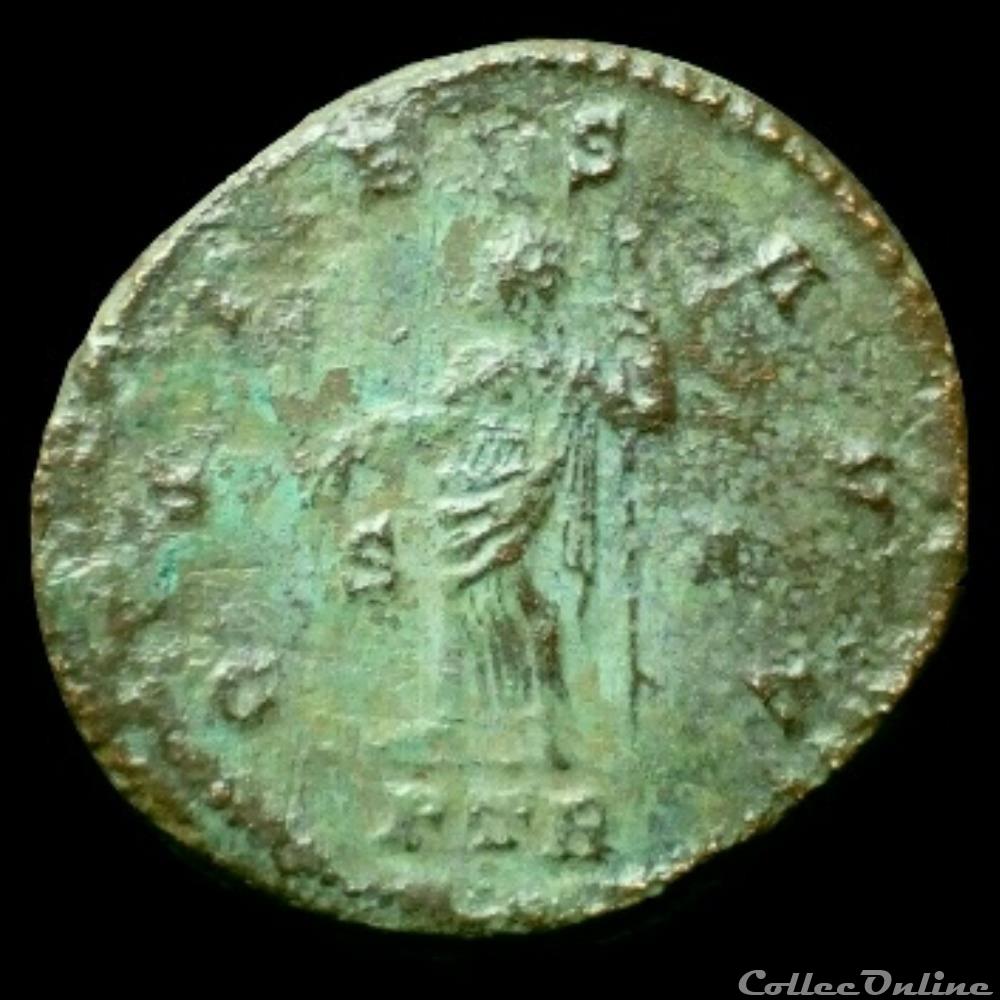 Follis de Maximien Hercule pour Trèves monnaie antique romaine follis de maximien hercule pour treves