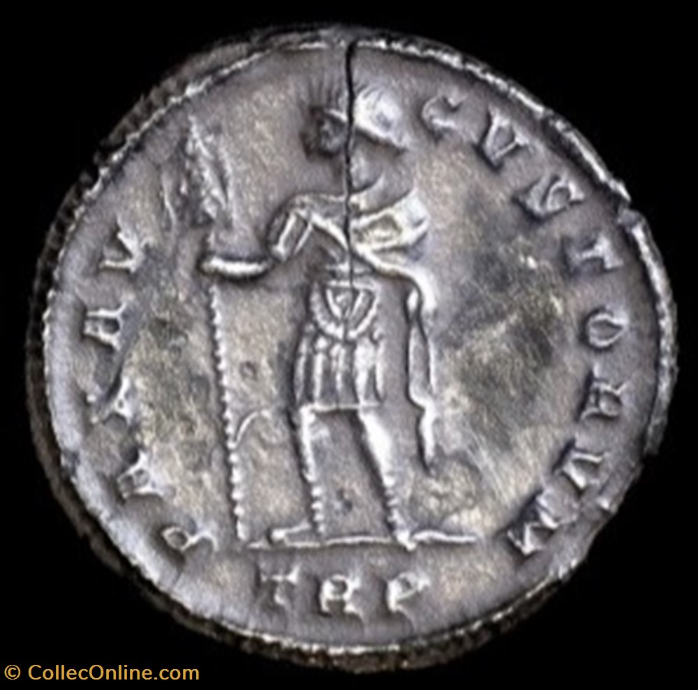 Silique de Constance II pour Trèves monnaies antiques romaines republicaines imperiales silique de constance ii pour treves