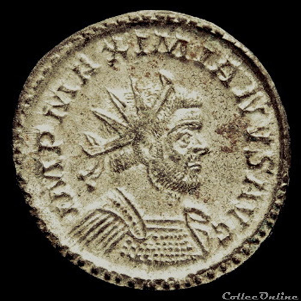 Aurelianus de Maximien Hercule pour Lyon monnaie antique romaine aurelianus de maximien hercule pour lyon