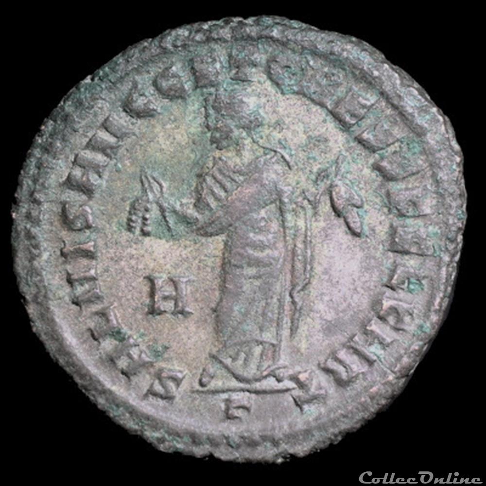 Follis de Sévère II césar pour Carthage monnaie antique romaine follis de severe ii cesar pour carthage