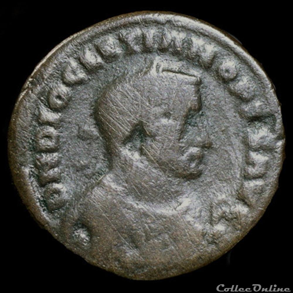 monnaie antique romaine follis de diocletien pour lyon