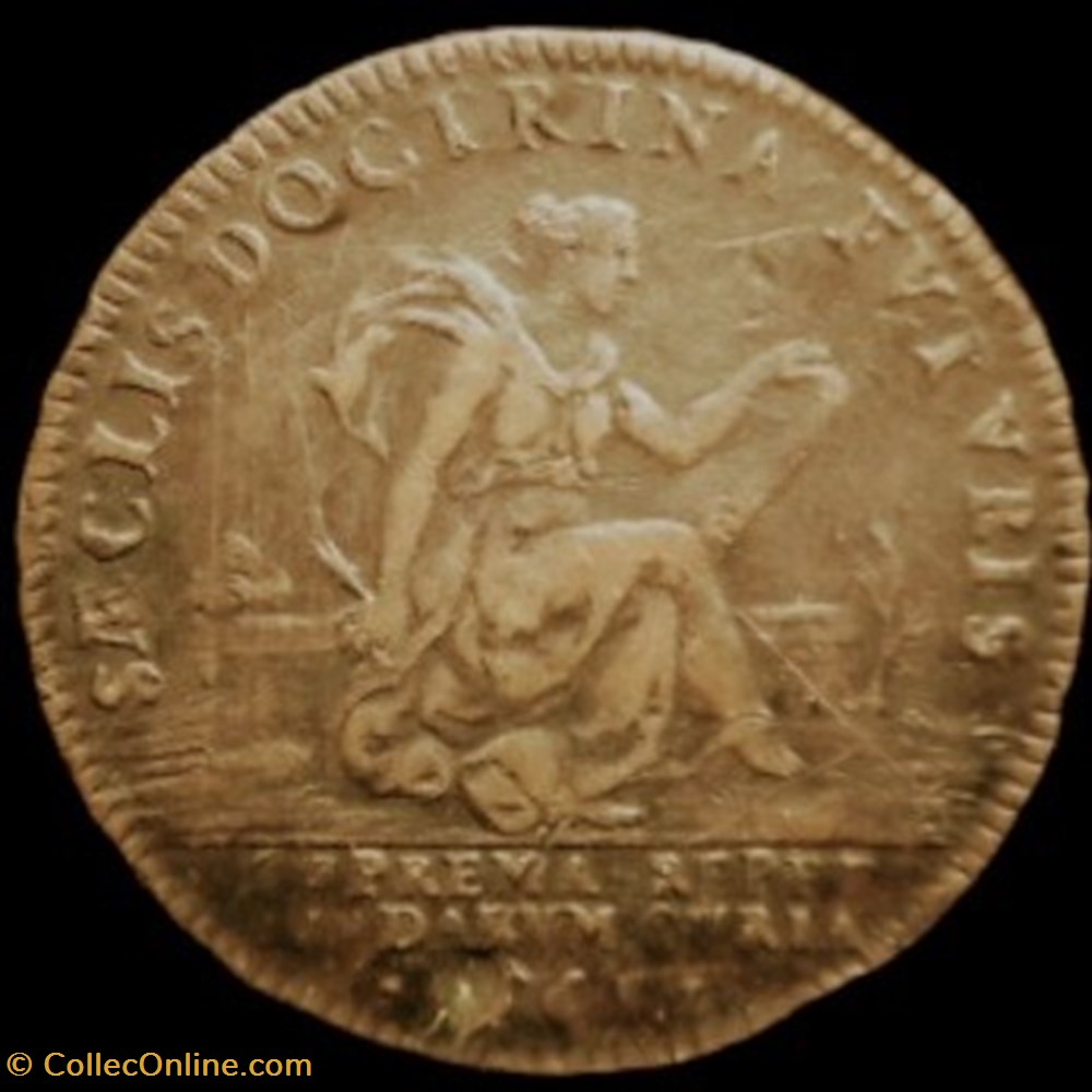 monnaies paranumismatique jetons poids jeton de bronze de la chambre des notaires royaux de paris epoque louis xiiii