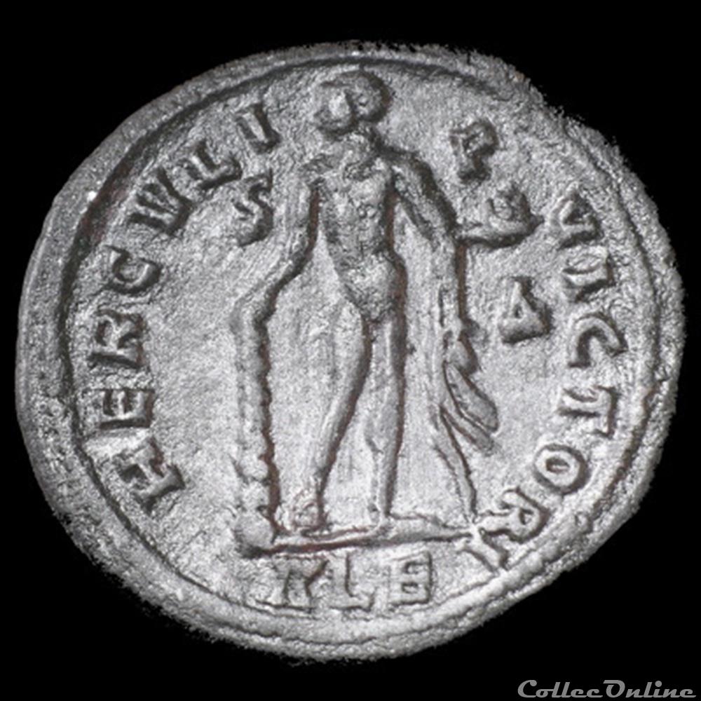 Follis de Constance Chlore césar pour Alexandrie fauté monnaie antique romaine follis de constance chlore cesar pour alexandrie faute