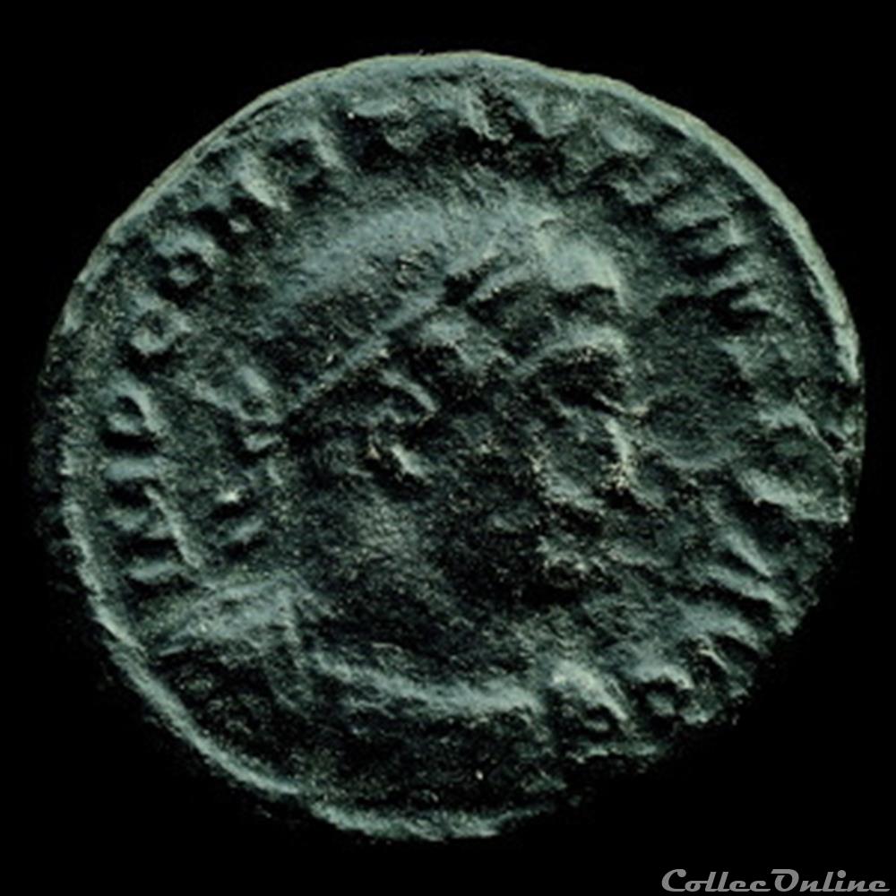 Follis de Constantin I auguste pour Trèves monnaie antique romaine follis de constantin i auguste pour treves
